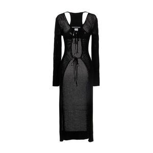 Andreādamo Women Openwork Long Cardigan